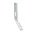 Slotted Pelmet bracket L Shaped - White